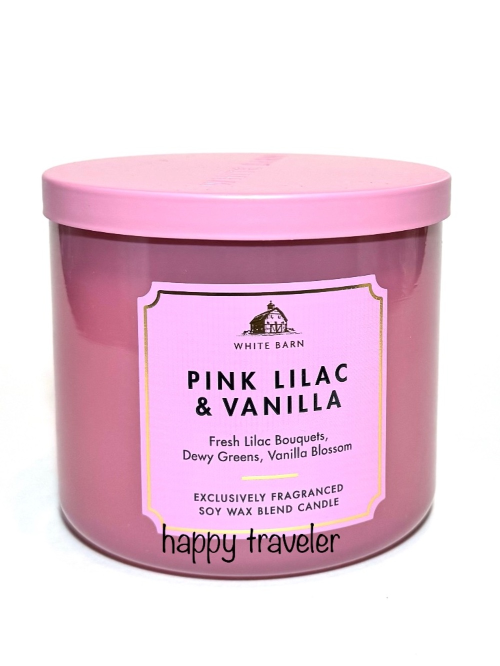 PINK LILAC & VANILLA 3-Wick Candle